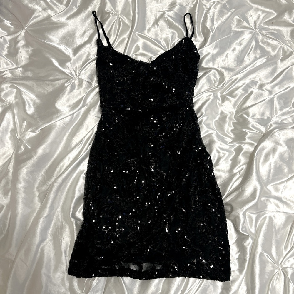 Windsor Black Sequin Dress